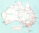 Australia map 150KB